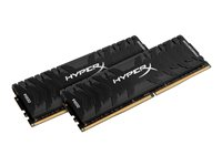 HyperX Predator - DDR4 - kit - 32 Go: 2 x 16 Go - DIMM 288 broches - 2400 MHz / PC4-19200 - CL12 - 1.35 V - mémoire sans tampon - non ECC - noir HX424C12PB3K2/32