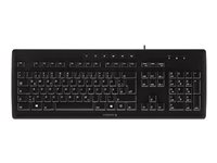 CHERRY STREAM 3.0 - Clavier - USB - Italien - commutateur : CHERRY SX - noir G85-23200IT-2