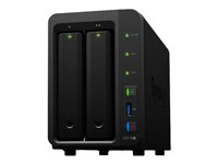 Synology Disk Station DS718+ - Serveur NAS - 2 Baies - RAID 0, 1, 5, 6, 10, JBOD - RAM 2 Go - Gigabit Ethernet - iSCSI DS718+