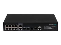 HPE FlexNetwork 5140 8G 2SFP 2XGT Combo EI - Commutateur - C3 - intelligent - 8 x 10/100/1000 + 2 x 1 Gigabit / 10 Gigabit SFP+ + 2 x 10GBase-T combiné - Montable sur rack - BTO R8J42A#ABB