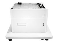 HP Paper Feeder and Stand - base d'imprimante avec tiroir d'alimentation pour support d'impression - 2550 feuilles P1B12A