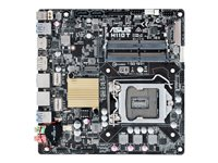 ASUS H110T/CSM - Carte-mère - Thin mini ITX - Socket LGA1151 - H110 - USB 3.1 Gen 1 - 2 x Gigabit LAN - carte graphique embarquée (unité centrale requise) - audio HD (8 canaux) H110T/CSM