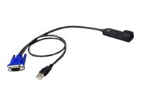 Lenovo Virtual Media Conversion Option Gen2 - Adaptateur vidéo / USB - 1 m - pour Lenovo Global 2x2x16, Global 4x2x32; System x3500 M4; x3950 X5; ThinkSystem SR250 46M5383