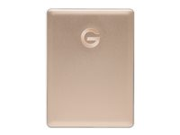 G-Technology G-DRIVE mobile USB-C GDMUCWWC20001AGBV2 - Disque dur - 2 To - externe (portable) - 2.5" - USB 3.1 Gen 1 (USB-C connecteur) - 5400 tours/min - or 0G10340-1