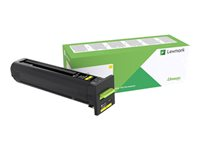 Lexmark - À rendement extrêmement élevé - jaune - original - cartouche de toner LCCP, LRP, Entreprise Lexmark - pour Lexmark CX825de, CX825dte, CX825dtfe, CX860de, CX860dte, CX860dtfe 82K2XYE