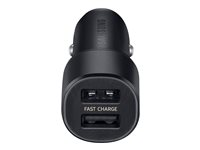 Samsung EP-L1100 - Adaptateur d'alimentation pour voiture - 2 A - 2 connecteurs de sortie (USB) - noir EP-L1100NBEGWW