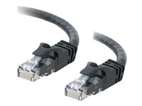 C2G Cat6 Booted Unshielded (UTP) Network Patch Cable - Cordon de raccordement - RJ-45 (M) pour RJ-45 (M) - 10 m - UTP - CAT 6 - moulé, sans crochet, bloqué - noir 83412