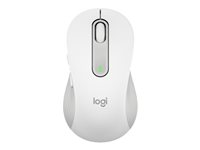 Logitech Signature M650 L pour les entreprises - Souris - pour droitiers - 5 boutons - sans fil - Bluetooth, 2.4 GHz - récepteur USB Logitech Logi Bolt - blanc cassé 910-006349