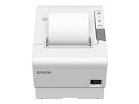 Epson TM T88VI - Imprimante de reçus - thermique en ligne - Rouleau (7,95 cm) - 180 x 180 ppp - jusqu'à 350 mm/sec - USB 2.0, LAN, série, NFC, hôte USB 2.0 - outil de coupe - blanc C31CE94102