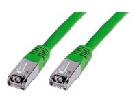 Uniformatic - Câble réseau - RJ-45 (M) pour RJ-45 (M) - 5 m - FTP - CAT 5e - moulé, bloqué - vert 20305