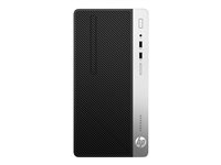 HP ProDesk 400 G6 - micro-tour - Core i5 8500 3 GHz - 4 Go - SSD 256 Go - Français 7PH83EA#ABF