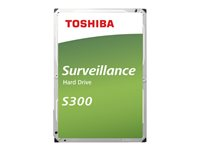 Toshiba S300 Surveillance - Disque dur - 4 To - interne - 3.5" - SATA 6Gb/s - 5400 tours/min - mémoire tampon : 128 Mo HDWT140UZSVA