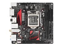 ASUS B150I PRO GAMING/WIFI/AURA - Carte-mère - mini ITX - Socket LGA1151 - B150 - USB 3.0, USB-C - Bluetooth, Gigabit LAN, Wi-Fi - carte graphique embarquée (unité centrale requise) - audio HD (8 canaux) B150I PRO GAMING/WIFI/AURA