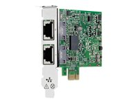 HPE 332T - Adaptateur réseau - PCIe 2.0 profil bas - Gigabit Ethernet x 2 - pour ProLiant DL360 Gen10, DL388p Gen8 615732-B21