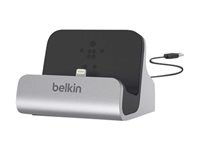 Belkin Charge + Sync Dock - Station d'accueil pour téléphone portable - pour Apple iPhone 5, 5c, 5s, 6; iPod touch (5G) F8J045BT