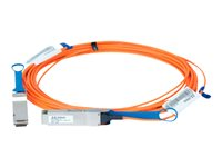 Mellanox LinkX 100Gb/s VCSEL-Based Active Optical Cables - Câble InfiniBand - QSFP pour QSFP - 15 m - fibre optique - SFF-8665/IEEE 802.3bm - actif, sans halogène MFA1A00-E015