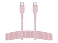 Belkin BOOST CHARGE - Câble USB - 24 pin USB-C (M) pour 24 pin USB-C (M) - USB 2.0 - 1 m - rose CAB011BT1MPK