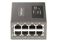 StarTech.com 4-Port Multi-Gigabit PoE++ Injector, 5/2.5G Ethernet (NBASE-T), PoE/PoE+/PoE++ (802.3af/802.3at/802.3bt), 160Watts Power Budget, Wall/DIN Rail Mountable - Unmanaged, For IP Cameras/Wireless APs/POSs (AS445C-POE-INJECTOR) - Injecteur de puissance (montage sur rail DIN / mural) - 160 Watt - connecteurs de sortie : 4 - noir - Conformité TAA AS445C-POE-INJECTOR