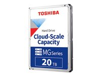 Toshiba MG10 Series MG10ACA20TE - Disque dur - Enterprise - 20 To - interne - 3.5" - SATA 6Gb/s - 7200 tours/min - mémoire tampon : 512 Mo MG10ACA20TE