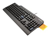 Lenovo Smartcard - Clavier - USB - Français - noir - pour ThinkCentre M60; M80; ThinkEdge SE50; ThinkPad P14s Gen 2; P15s Gen 2; X13 Gen 2; V14 IGL 4X30E51011