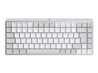 Logitech Master Series MX Mechanical Mini for Mac - Clavier - rétroéclairé - sans fil - Bluetooth LE - AZERTY - Français - commutateur : Tactile Silencieux - gris pâle 920-010795