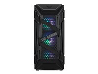 ASUS TUF Gaming GT301 - Tour - ATX - panneau latéral fenêtré (verre trempé) - noir - USB/Audio 90DC0040-B49000