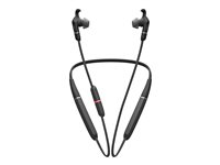 Jabra Evolve 65e UC - Écouteurs avec micro - intra-auriculaire - montage derrière le cou - Bluetooth - sans fil - USB - isolation acoustique 6599-629-109