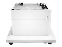 HP Paper Feeder and Stand - base d'imprimante avec tiroir d'alimentation pour support d'impression - 550 feuilles P1B10A
