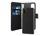 Puro - Folio - étui à rabat pour téléphone portable - synthétique - noir - pour Samsung Galaxy A41 PUROFOLIOMAGNGA41