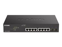 D-Link DGS 1100-10MPV2 - Commutateur - intelligent - 8 x 10/100/1000 (PoE) + 2 x Gigabit SFP - de bureau, Montable sur rack - PoE (130 W) DGS-1100-10MPV2/E