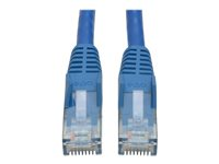 Tripp Lite 25ft Cat6 Gigabit Snagless Molded Patch Cable RJ45 M/M Blue 25' - Cordon de raccordement - RJ-45 (M) pour RJ-45 (M) - 7.6 m - UTP - CAT 6 - moulé, sans crochet, bloqué - bleu N201-025-BL