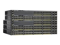 Cisco Catalyst 2960X-48FPS-L - Commutateur - Géré - 48 x 10/100/1000 (PoE+) + 4 x Gigabit SFP - de bureau, Montable sur rack - PoE+ (740 W) - reconditionné WS-C2960X48FPSL-RF