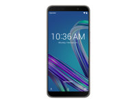 ASUS ZenFone Max Pro M1 (ZB602KL) - Smartphone - double SIM - 4G LTE - 64 Go - microSDXC slot - GSM - 6" - 2160 x 1080 pixels - IPS - RAM 4 Go (caméra avant de 8 mégapixels) - 2x caméras arrière - Android - argent météore 90AX00T2-M00690