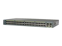 Cisco Catalyst 2960-Plus 48TC-S - Commutateur - Géré - 48 x 10/100 + 2 x SFP Gigabit combiné - Montable sur rack - reconditionné WS-C2960+48TC-S-RF
