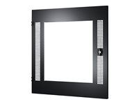 APC NetShelter WX - Porte de rack - avant - noir - 13U - pour P/N: SCL400RMJ1U, SCL500RM1UNC, SCL500RMI1UC, SCL500RMI1UNC, SMTL1000RMI2UC, SMTL750RMI2UC AR8356