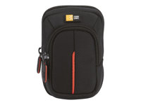 Case Logic Compact Camera Case with storage DCB-302 - Étui pour appareil photo - nylon, polyester - noir DCB302K