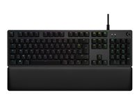 Logitech Gaming G513 - Clavier - backlit - USB - AZERTY - Français - commutateur : GX Brown Tactile - carbone 920-009325