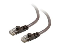 C2G Cat5e Booted Unshielded (UTP) Network Patch Cable - Cordon de raccordement - RJ-45 (M) pour RJ-45 (M) - 5 m - UTP - CAT 5e - moulé, sans crochet, bloqué - brun 83677