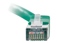 C2G Cat5e Booted Shielded (STP) Network Patch Cable - Cordon de raccordement - RJ-45 (M) pour RJ-45 (M) - 10 m - STP - CAT 5e - Moulé - vert 83840