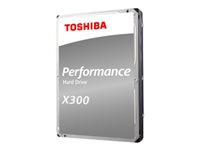 Toshiba X300 Performance - Disque dur - 6 To - interne - 3.5" - SATA 6Gb/s - 7200 tours/min - mémoire tampon : 128 Mo HDWE160UZSVA