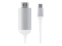 Satechi ST-CHDMIS - Câble vidéo/audio - 24 pin USB-C mâle pour HDMI mâle - 1.83 m - argent - support 4K ST-CHDMIS