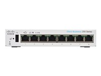 Cisco Business 250 Series CBS250-8T-D - Commutateur - C3 - intelligent - 8 x 10/100/1000 - de bureau CBS250-8T-D-EU