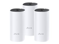 TP-Link DECO M4 - - système Wi-Fi - (3 routeurs) - maillage - 1GbE - Wi-Fi 5 - Bi-bande DECO M4(3-PACK)