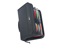 Case Logic CDW 92 - Portefeuille pour disques CD/DVD - 92 disques - nylon - noir CDW92