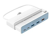 Targus HyperDrive - Concentrateur (hub) - 2 x USB-C + 2 x SuperSpeed USB - de bureau - pour iMac 24" (Early 2021) HD34A6