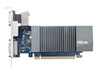 ASUS GT710-SL-2GD5-BRK - Carte graphique - GF GT 710 - 2 Go GDDR5 - PCIe 2.0 - DVI, D-Sub, HDMI - san ventilateur GT710-SL-2GD5-BRK