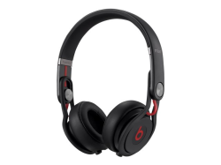 Beats Mixr - Casque - pleine taille - noir - pour iPad 1, 2, iPhone 3G, 3GS, 4, 4S, 5, 5c, 5s, 6, 6 Plus, iPod nano (6G), iPod touch (3G, 4G) MH6M2ZM/A