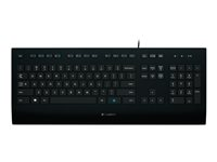 Logitech Corded K280e - Clavier - USB - français 920-005210