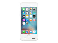 Apple Smart - Boîtier de batterie coque de protection pour téléphone portable - silicone, élastomère - blanc - pour iPhone 6, 6s MGQM2ZM/A