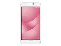 ASUS ZenFone 4 Max Plus (ZC554KL) - Smartphone - double SIM - 4G LTE - 32 Go - microSDXC slot - GSM - 5.5" - 1280 x 720 pixels - IPS - RAM 3 Go (caméra avant de 8 mégapixels) - 2x caméras arrière - Android - rose 90AX00I3-M00410